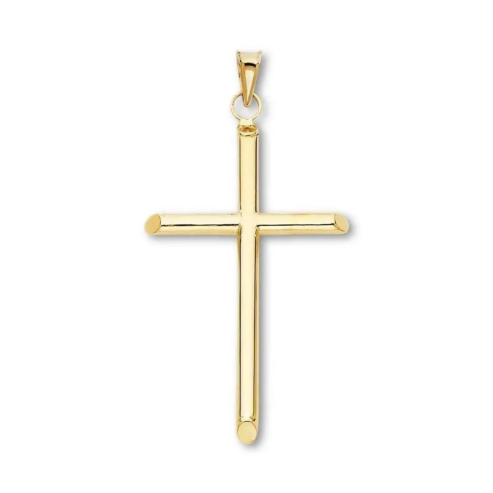 14K Gold Cross Pendant | Elegant Gold Religious Pendant By Tehrani Jewelry